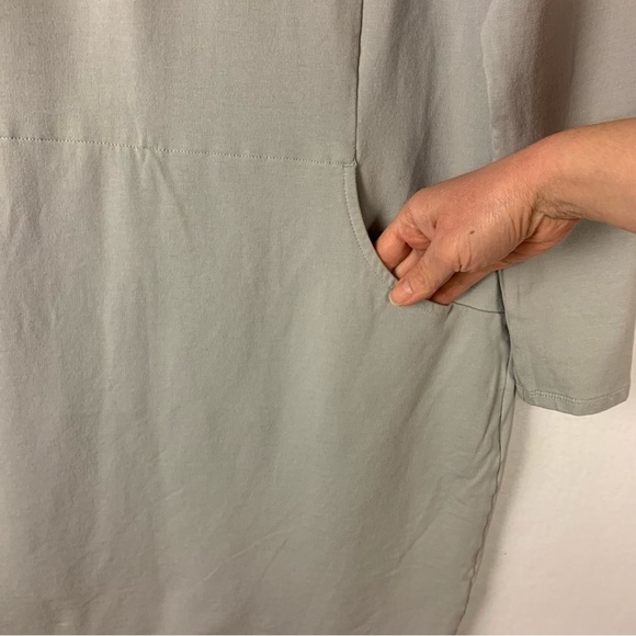 J. Jill PureJill Gray Sweater Lounge Dress - Picture 7 of 7